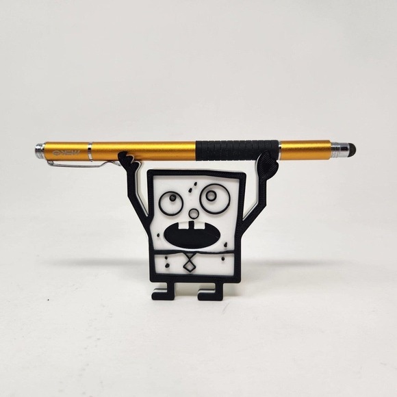 3D DoodleBob Pencil holder Fan Art Inspired SpongeBob printed pencil - Picture 4 of 6